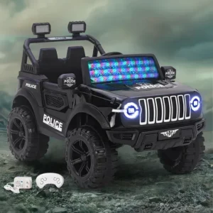 Fab N Funky Battery Operated Ride On Jeep With Music Light